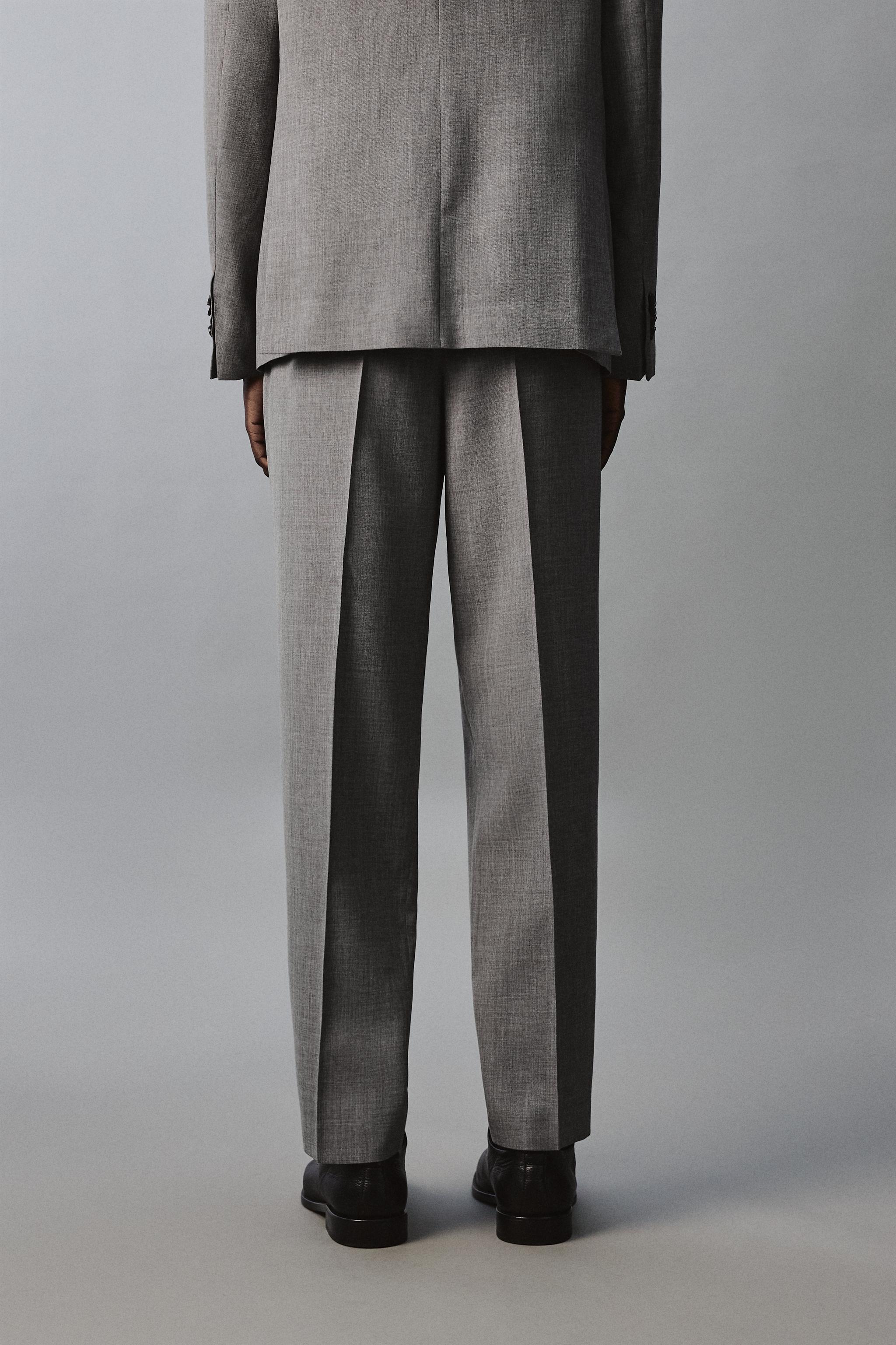 PANTALON DE COSTUME SLIM STRUCTURÉ